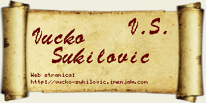 Vučko Šukilović vizit kartica